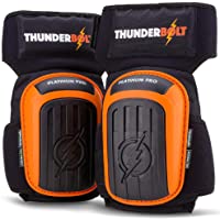 Rodilleras profesionales de Thunderbolt para trabajo- construcción- jardinería con un cómodo cojín de gel y fuertes…